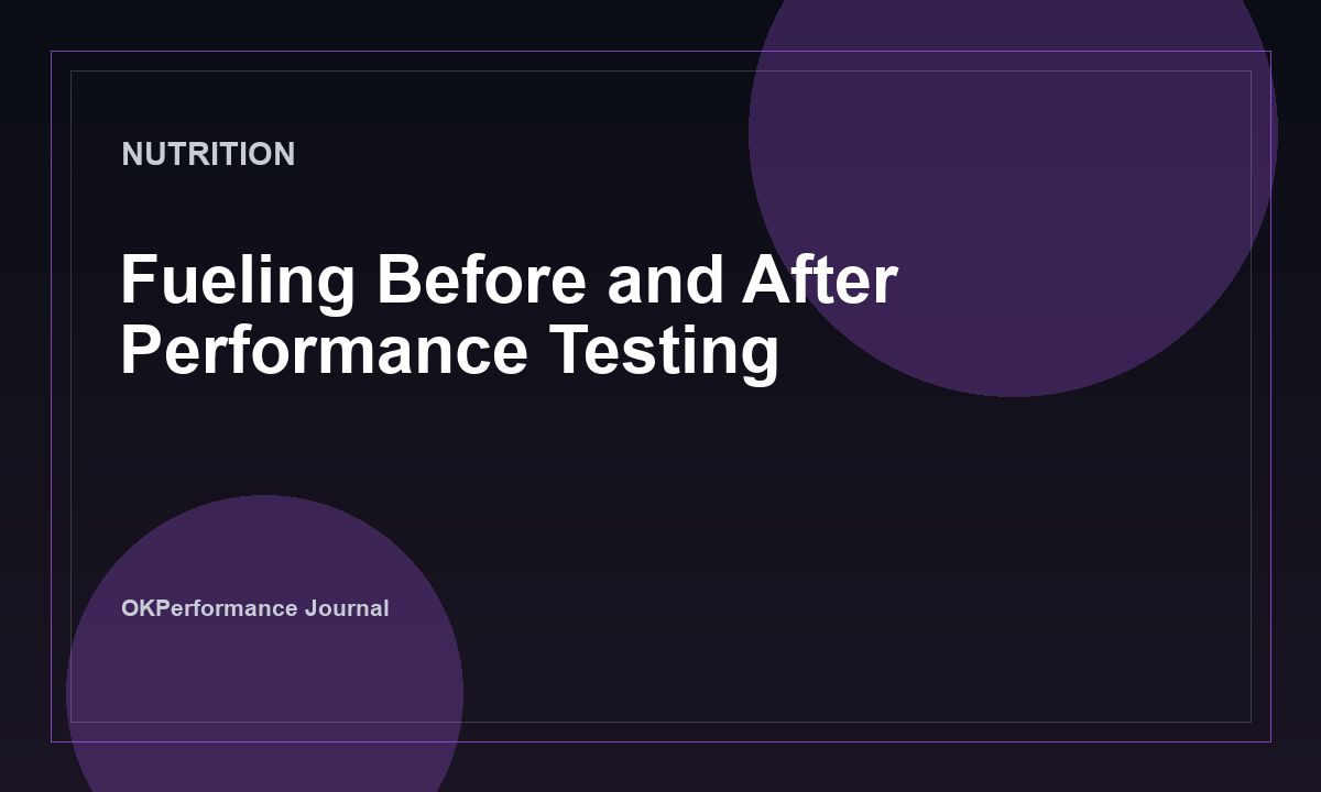 Fueling Before and After Performance Testing cover image