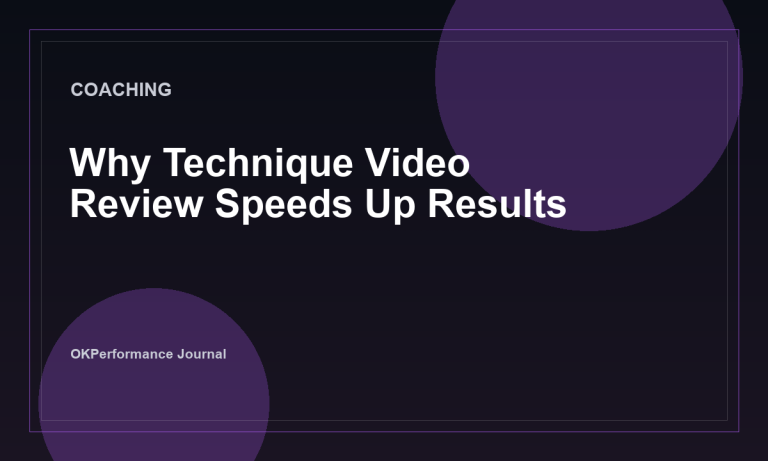 Why Technique Video Review Speeds Up Results